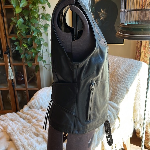 Harley Davidson motorcycle jacket & vest 2 piece - Picture 16 of 16